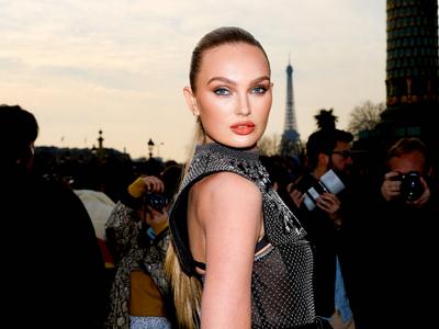 Paris Fashion Week. Arrivee People au d?fil? Dior-stock-foto