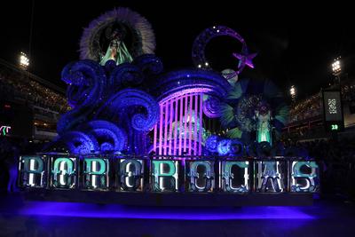 Samba Schools Parade Carnival RJ 2025-stock-foto