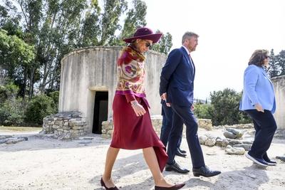 State visit Cyprus - Day 2, Choirokoitia, The Netherlands-stock-foto