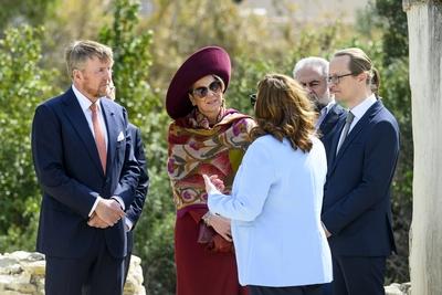 State visit Cyprus - Day 2, Choirokoitia, The Netherlands-stock-foto