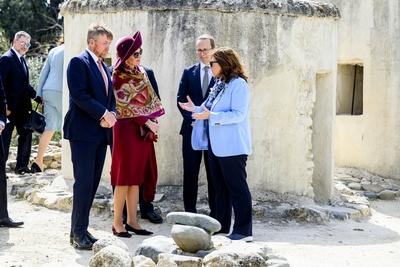 State visit Cyprus - Day 2, Choirokoitia, The Netherlands-stock-foto