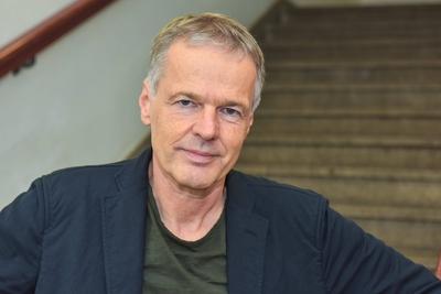 Wolf Haas Junger Mann im Rahmen der Erfurter Herbstlese Erfurt Th?ringen Deutschland *** Wolf Haa-stock-foto