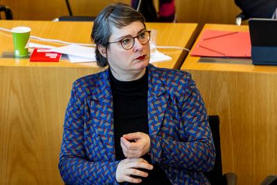 05.03.2024, GER, News / Politik, 9.Plenarsitzung im Plenarsaal Th?ringer Landtag-stock-foto