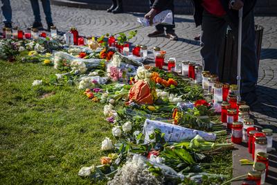 Trauer Mannheim-stock-foto