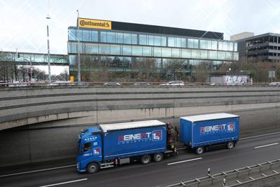 Autozulieferer Continental in Hannover mit neuer Konzernzentrale nach ?ber 5 Jahren Bauzeit (Corona) und ?ber 100 Millio-stock-foto