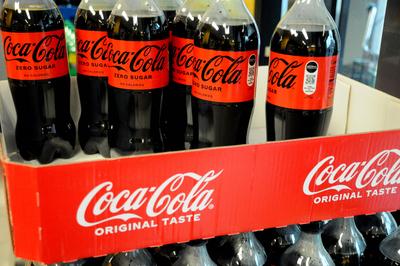 Coco cola in copenhagen denmark.-stock-foto