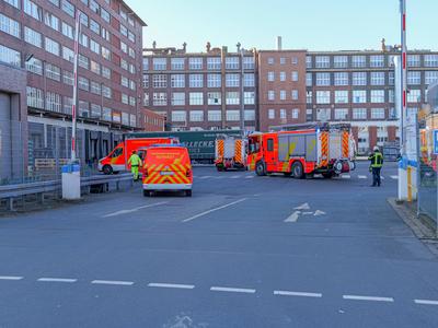 Explosion bei Continental Hannover Heute gegen 10:30 Uhr ereignete sich in einem Continental Geb?ude in Hannover an der-stock-foto