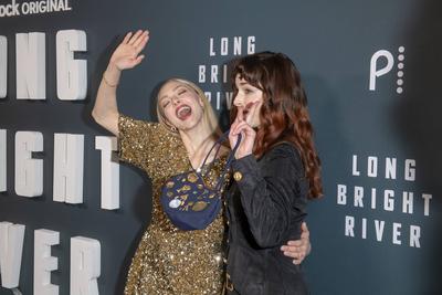 Peacock's "long bright river" new york premiere-stock-photo