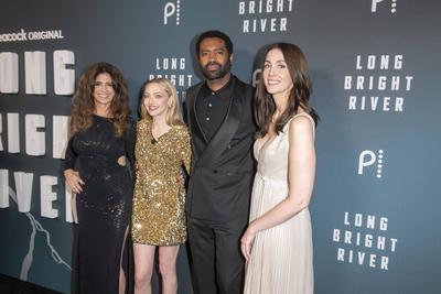 Peacock's "long bright river" new york premiere-stock-photo