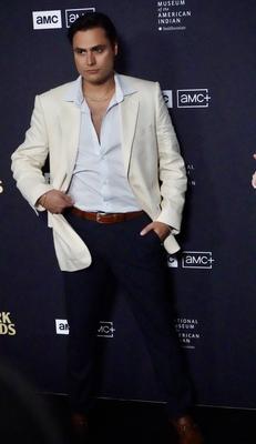 Amc's "dark winds" s3 red carpet and screening.-stock-photo