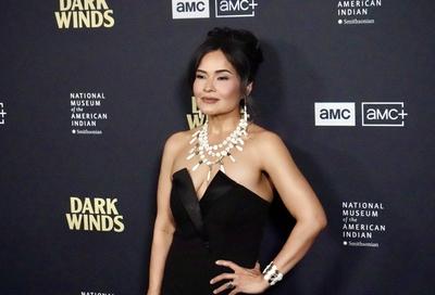 Amc's "dark winds" s3 red carpet and screening.-stock-foto