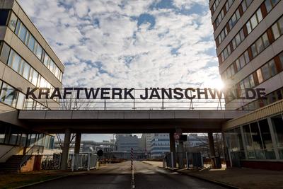 Kraftwerk Jaenschwalde-stock-foto