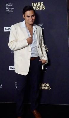 Amc's "dark winds" s3 red carpet and screening.-stock-foto