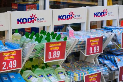 Ratingen 23.09.2021 Kodi Haushaltswaren Discounter Warenhaus Ratingen Nordrhein-Westfalen Deutschland *** Ratingen 23 0-stock-foto