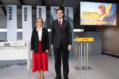Deutsche Post DHL Group Bilanzpressekonferenz 2025-stock-foto