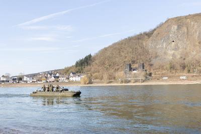 Gedenkveranstaltung Br?cke von Remagen - 07.03.2025-stock-photo