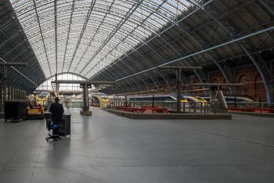 Paris Eurostar Services Cancelled-stock-foto