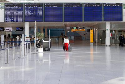 verdi Warnstreik am Flughafen M?nchen, 28.02.25-stock-foto