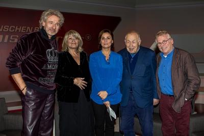 Koeln Thomas Gottschalk Alice Schwarzer Sandra Maischberger Heiner Gei?ler Daniel Cohn Bendit M-stock-foto