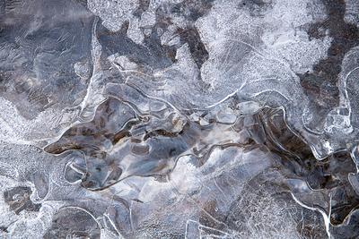 Texturen und Formen von Natur im Winter-stock-photo