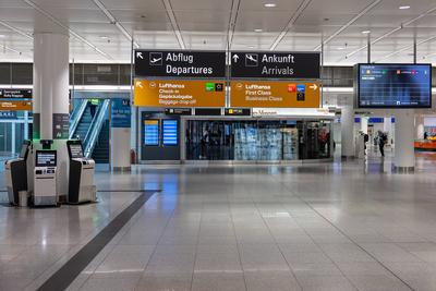 verdi Warnstreik am Flughafen M?nchen, 28.02.25-stock-foto