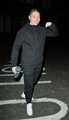 Tasha Jonas vs Lauren Price boxing match arrivals, London-stock-foto