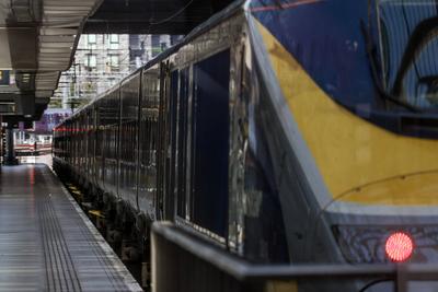Paris Eurostar Services Cancelled-stock-foto