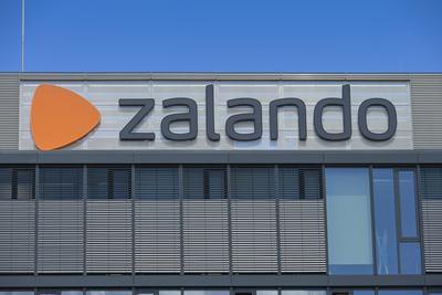 Zalando Zentrale, Valeska-Gert-Stra?e, Friedrichshain, Berlin, Deutschland *** Zalando Headquarters, Valeska Gert Stra?e-stock-foto
