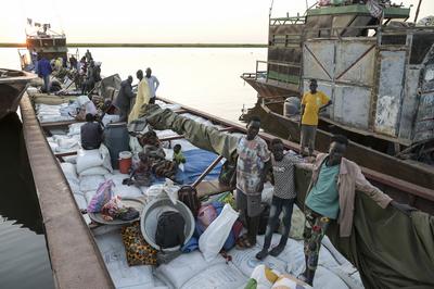 South Sudan, refugees of war in Sudan-stock-foto