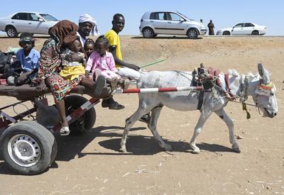 South Sudan, refugees of war in Sudan-stock-foto