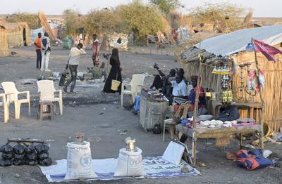 South Sudan, refugees of war in Sudan-stock-foto