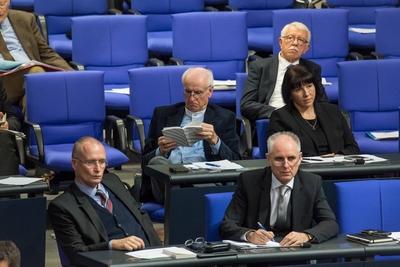 Politik Deutscher Bundestag 2 Sitzung des Deutschen Bundestag am Dienstag den 21 November 2017 Im-stock-photo