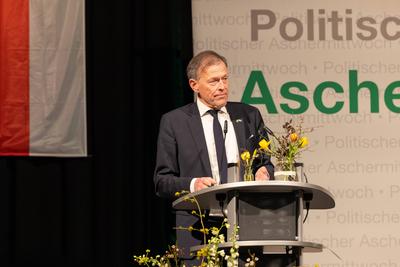 Matthias R??ler beim 31. Politischen Aschermittwoch der CDU in der Stadthalle Krone. Bautzen, 05.03.2025 Sachsen Germany-stock-foto