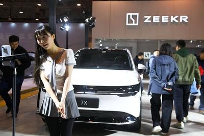 2025 Spring International Auto Show in Qingdao-stock-foto