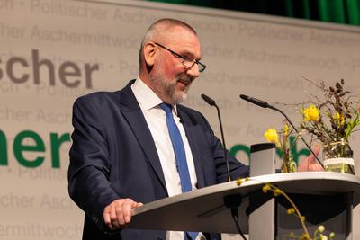 Marko Schiemann beim 31. Politischen Aschermittwoch der CDU in der Stadthalle Krone. Bautzen, 05.03.2025 Sachsen Germany-stock-foto