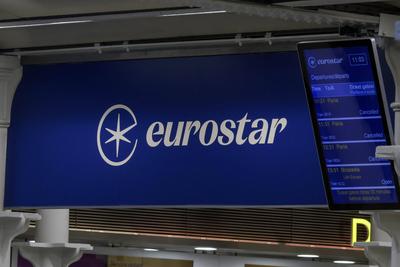 Paris Eurostar Services Cancelled-stock-foto
