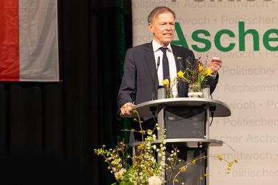 Matthias R??ler beim 31. Politischen Aschermittwoch der CDU in der Stadthalle Krone. Bautzen, 05.03.2025 Sachsen Germany-stock-foto