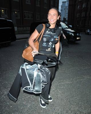 Tasha Jonas vs Lauren Price boxing match arrivals, London-stock-foto