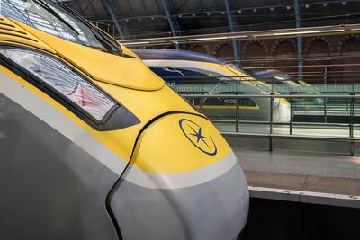 Paris Eurostar Services Cancelled-stock-foto