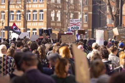 8. Maerz 2025 - Frauentag - Feministischer Kampftag-stock-foto