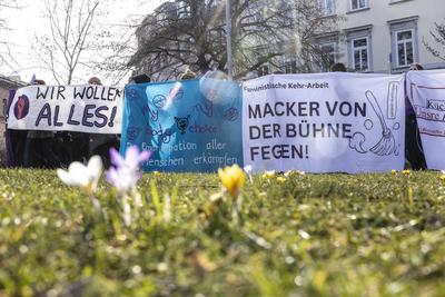 8. Maerz 2025 - Frauentag - Feministischer Kampftag-stock-foto
