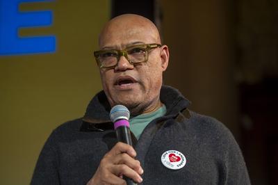 Rally to save the landmark west park presbyterian church-stock-foto