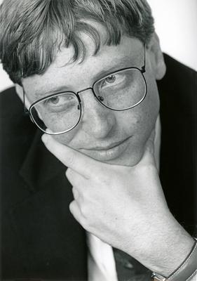 Bill Gates, Portr?t, M?nchen, 30. April 1993 Deutschland, M?nchen, 30.04.1993, Bill Gates, geb. 1955, CEO Microsoft, Mil-stock-photo