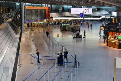 Warnstreik der Gewerkschaft Verdi-stock-foto