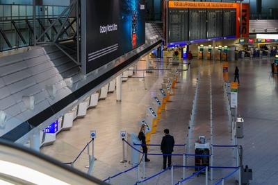 Warnstreik der Gewerkschaft Verdi-stock-foto