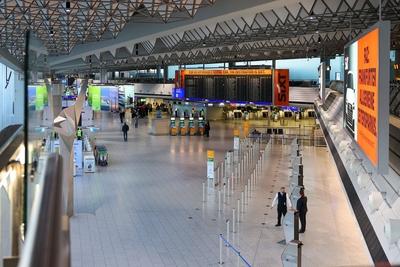 Warnstreik der Gewerkschaft Verdi-stock-foto