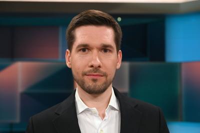 Journalist Vassili Golod-stock-foto