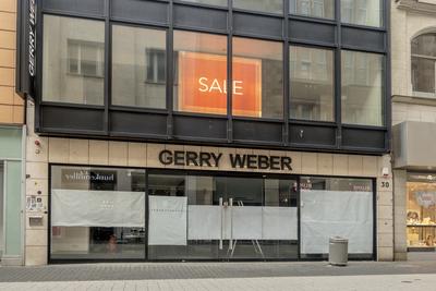 Geschlossene Gerry Weber Filiale - gesehen am 05.03.2020 in Hannover Packhofstr. *** Closed Gerry Weber store seen on 0-stock-foto