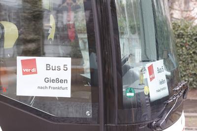 Warnstreik U-Bahn und Stra?enbahn-stock-foto