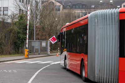 Zweit?giger ver.di Warnstreik bei Bus und Bahn in Bonn 11.03.2025-stock-foto